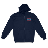 Groove Wave Adult Zip Up Hoodie