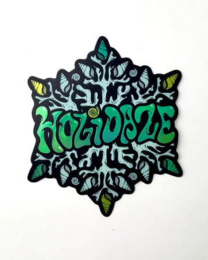 Coral Snowflake - Sticker