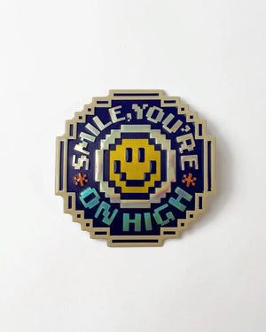 Smile - Super Embossed Sticker