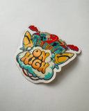 On High Logo - Embossed Sticker