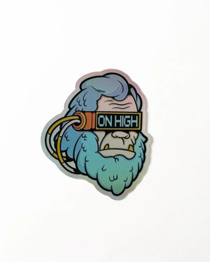 Squatch Bust - Halo Sticker
