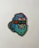 Squatch Bust - Halo Sticker