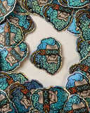 Squatch Bust - Glitter Sticker
