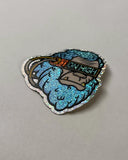 Squatch Bust - Glitter Sticker