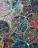 Robot Squatch - Halo Sticker