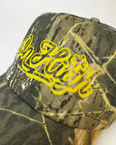 Cursive Camo Hat