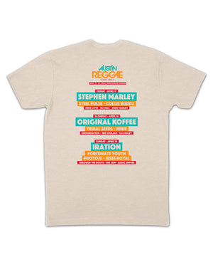 Austin Reggae Festival 2026 Lineup Tee