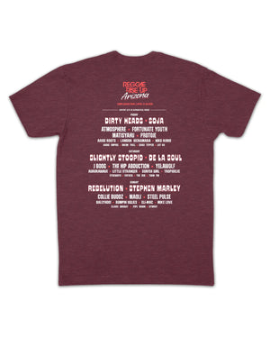 RRU Arizona 2026 Lineup Tee