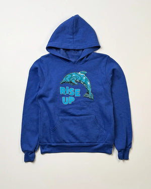 Swirling Dolphin Kids Hoodie