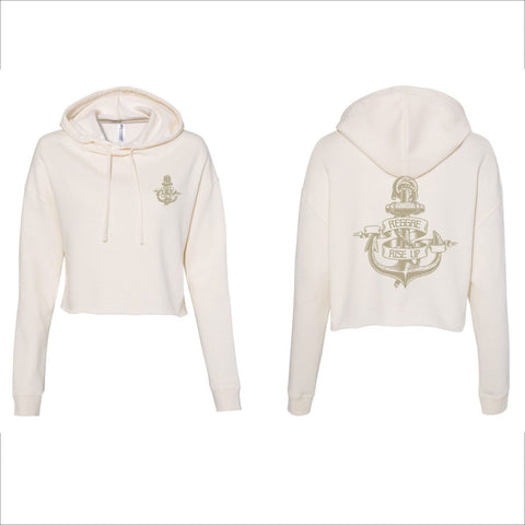 Anchor Cropped Hoodie