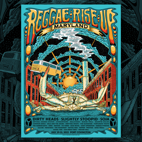 2022 RRU Maryland Festival Poster – Rise Up Supply Co